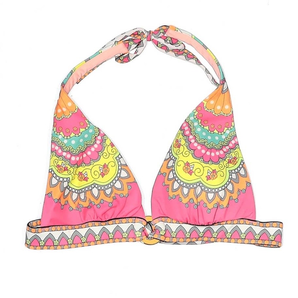 Victoria's Secret Neon Padded Bikini Top Size Small